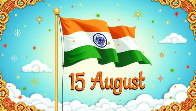15 August Banner design
