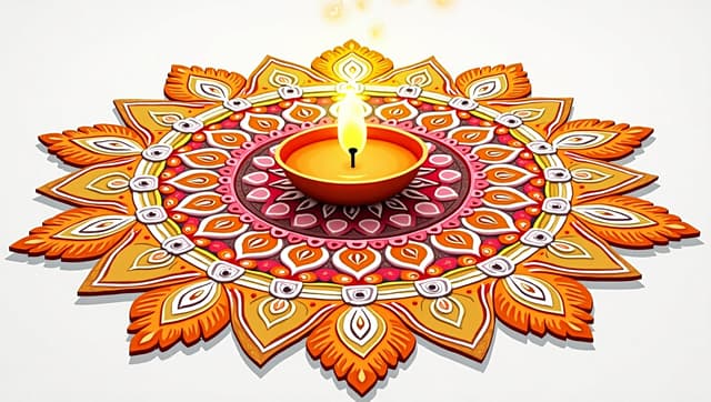 Diwali Rangoli,Design,Color,Banner,poster,png