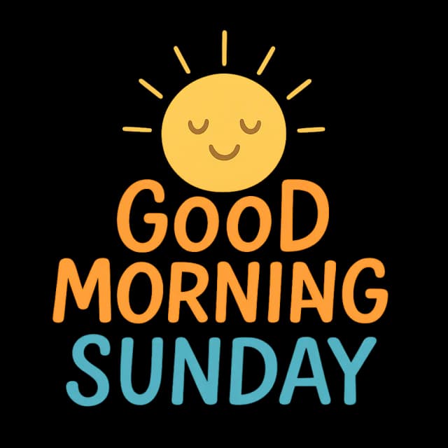 Good Morning Sunday png