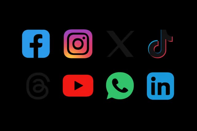 Social Media Icon, Transparent Png