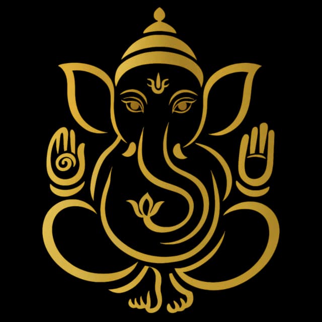 Ganesh vector  Art , Ganpati logo, Hindu god, logo png